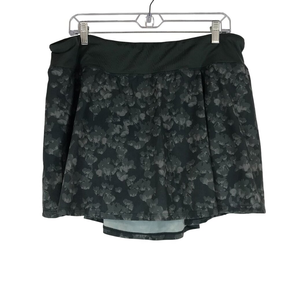 ZELLA- WOMEN'S 1X - GREEN ELASTIC WAIST ACTIVEWEAR SKORT/SKIRT